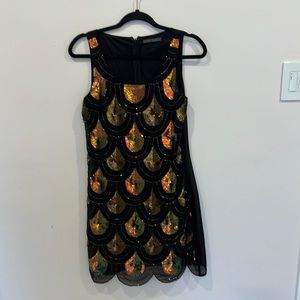 Beaded cocktail dress